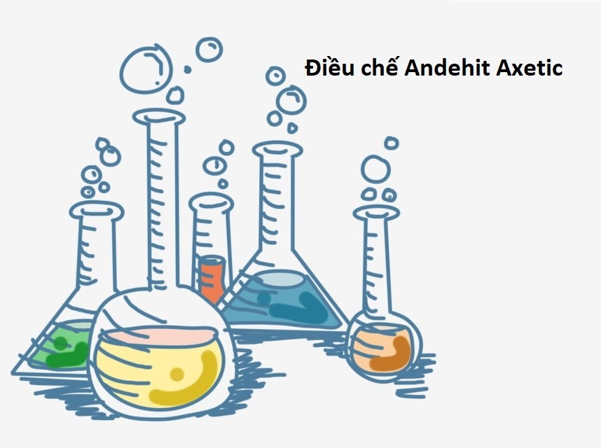 Các phản ứng điều chế Andehit axetic - CH3CHO thường dùng nhất